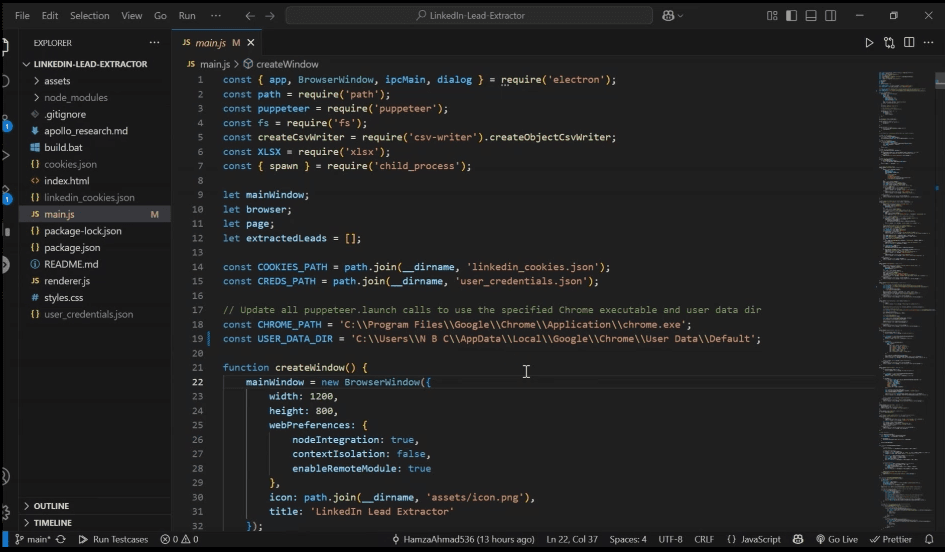 LinkedIn Lead Extractor